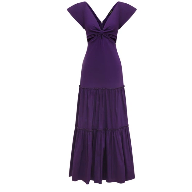 Жіноча фіолетова максі-коктейльна сукня Liu Jo XS CA3166T2432 X0470 34 - Фото 4 Жіноча фіолетова максі-коктейльна сукня Liu Jo XS CA3166T2432 X0470 34 - изображение 4