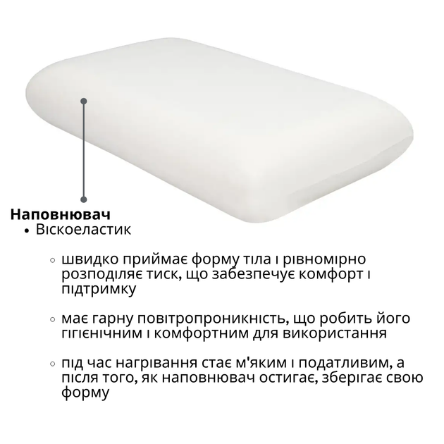 Ортопедична подушка Galaxy Motion ERGO FOAM, 2.0 середньої жорсткості, 40x65 см, висота15 см, Синій - Фото 4 Ортопедична подушка Galaxy Motion ERGO FOAM, 2.0 середньої жорсткості, 40x65 см, висота15 см, Синій - зображення 4