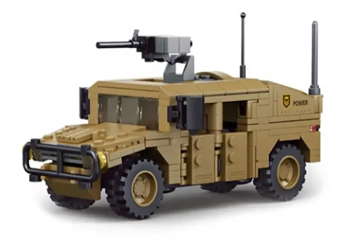 Конструктор Pingao HUMMER Військова техніка Бронемашина Хамер (318 дит.) 40017 - зображення 2