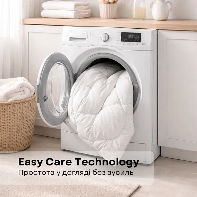 Одеяло Sei Design Standart всесезонное евро 200х220 Антиаллергенное волокно Белое (4820227280537) - изображение 5