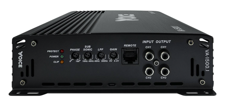 1-канальный усилитель Voice VA-1500.1, 1×1530 Вт RMS, класс D, для сабвуфера - Фото 5 1-канальный усилитель Voice VA-1500.1, 1×1530 Вт RMS, класс D, для сабвуфера - изображение 5