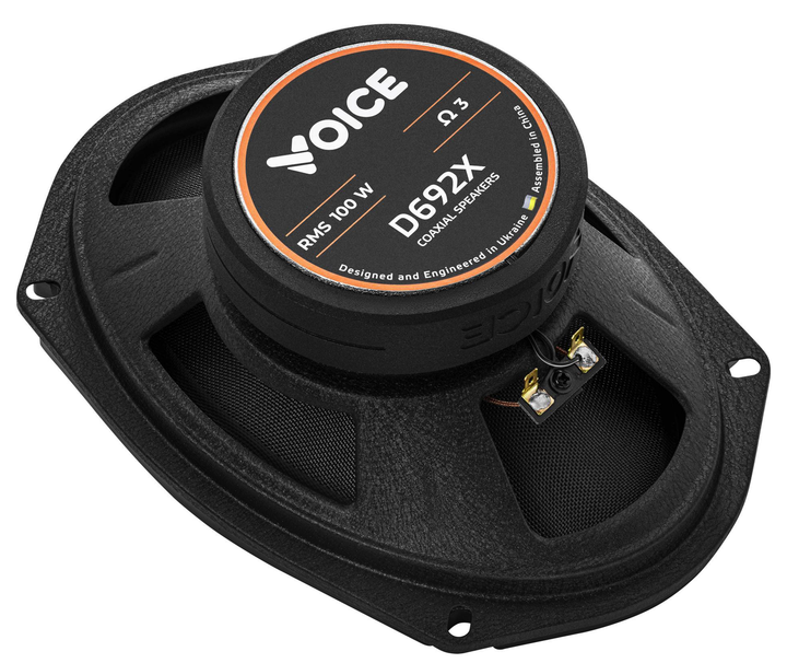 Динамики овалы в полку или двери 6х9 Коаксиальная акустика Voice D692X - изображение 4