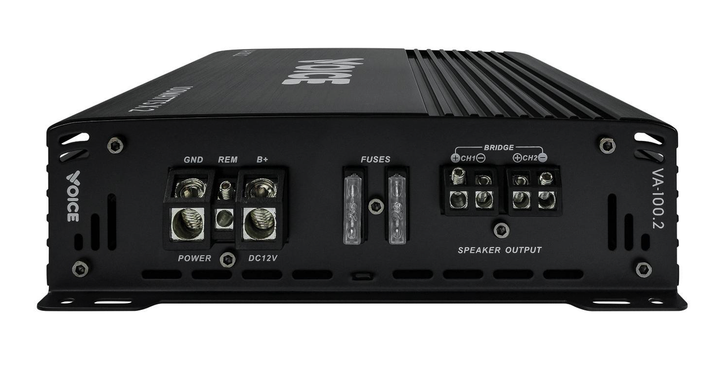 Автомобильный 2-канальный усилитель Voice VA-100.2, 2×100 Вт RMS, класс AB, мист 300 Вт - изображение 4
