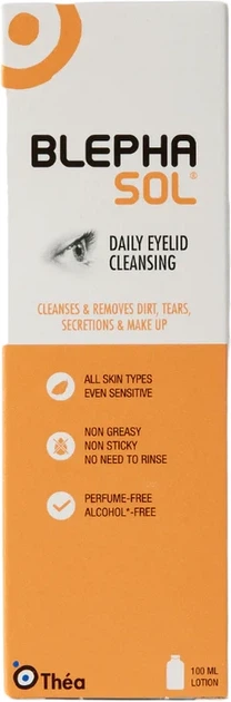 Лосьйон для гігієни повік Thea Blephasol 100 мл (3662042004056) - зображення 2