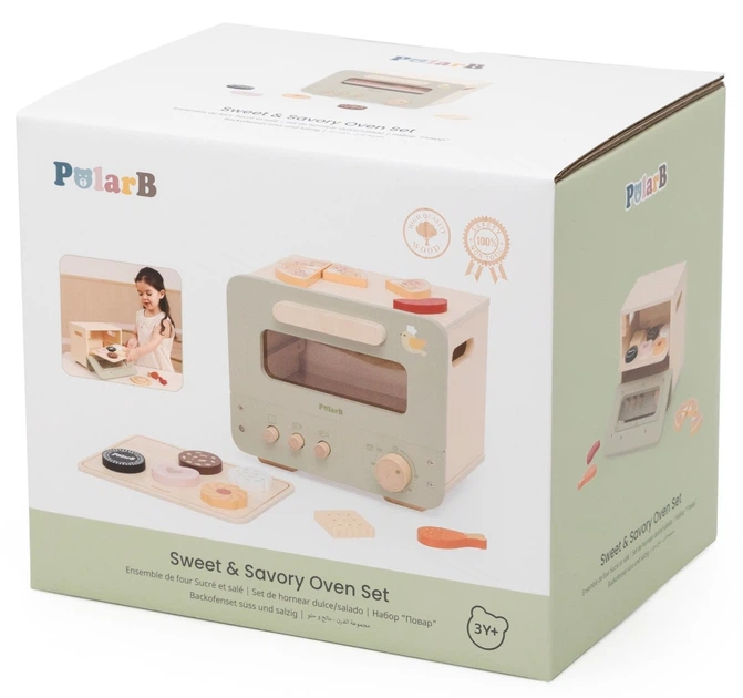 Дерев’яний набір Viga PolarB кухня з духовкою та комплект печива (6971608442605) - зображення 8