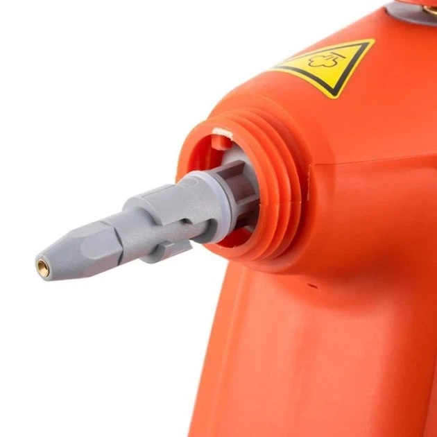Ручний пароочисник Domotec MS-1372 з набором насадок 350ml 1000W Orange (3_08037) - Фото 3 Ручний пароочисник Domotec MS-1372 з набором насадок 350ml 1000W Orange (3_08037) - зображення 3