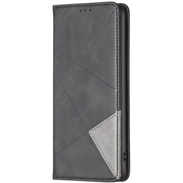 Чехол-книжка с карманами UniCase Geometric Pattern для Google Pixel 10a - Black - изображение 2