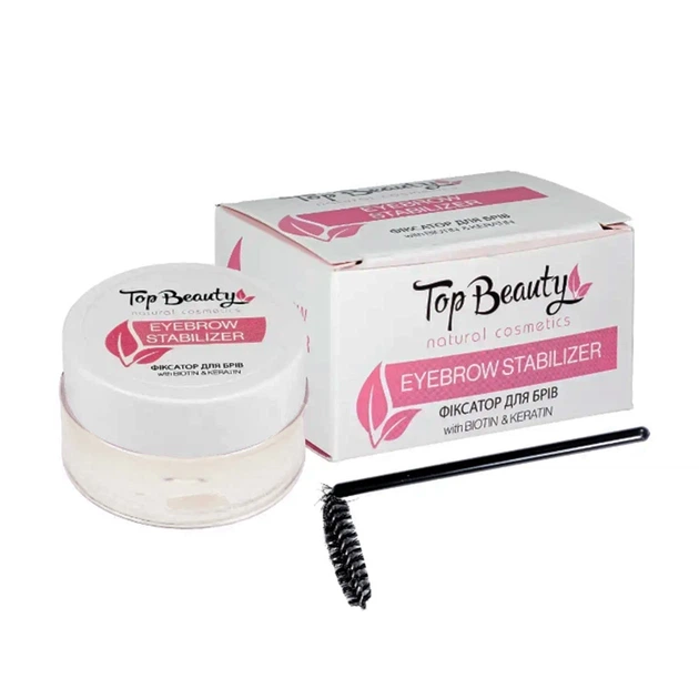 Фиксатор для бровей с щеточкой для укладки Top Beauty Eyebrow Stabilizer 20 мл - изображение 2