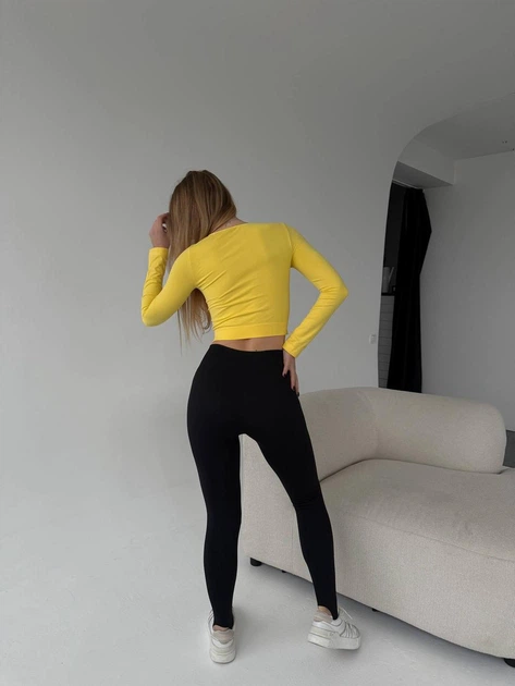 Жіночі безшовні легінси лосини зі штрипками Giulia Leggings STRAPS ENERGY чорний, L/X легінси спортивні висока посадка мікрофібра 200 DEN - Фото 9 Жіночі безшовні легінси лосини зі штрипками Giulia Leggings STRAPS ENERGY чорний, L/X легінси спортивні висока посадка мікрофібра 200 DEN - изображение 9