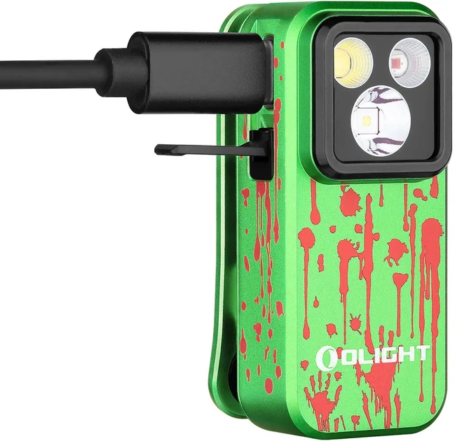 Ліхтар Olight Oclip Pro Zombie green (0.0000.3247) (23704959