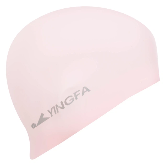 Шапочка для плавания силиконовая для взрослых YINGFA C0081 (силикон, размер L, розовый) - изображение 3