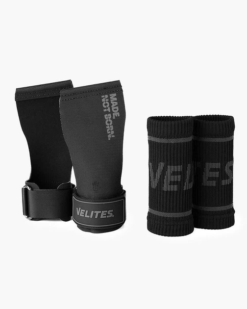 Гімнастичні безмагнезійні накладки Velites All Terrain чорний колір, розмір XL - зображення 2