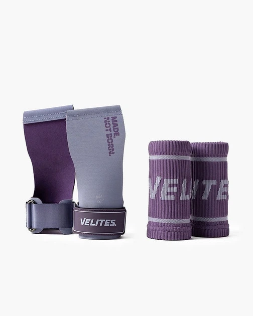Гимнастические безмагнезионные накладки Velites All Terrain фиолетовый цвет, размер L - изображение 2