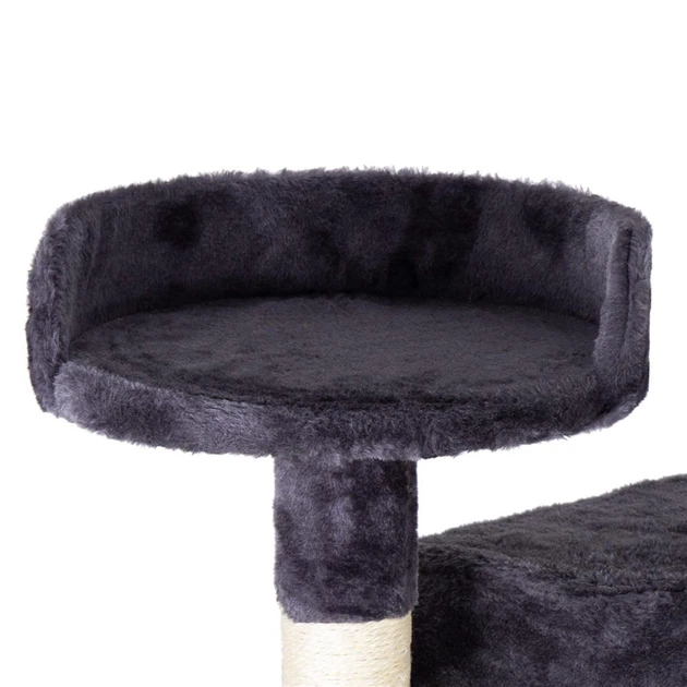 Drapak dla kota Springos Wielopoziomowy Ciemnoszary PA1045 (5907719457673) - obraz 2