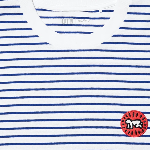 Футболка хлопковая женская Uniqlo 67050388 2XL Синий/Белый (1159856579) - изображение 7