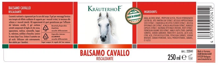 Balsam do ciała Krauterhof koński intensywnie-rozgrzewający 250 ml (4075700044483) - obraz 2