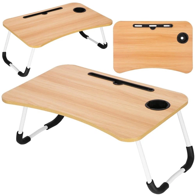 Столик для ноутбука Springos Світло - коричневий імітація дерева HA4011 (5907719473628) - зображення 2