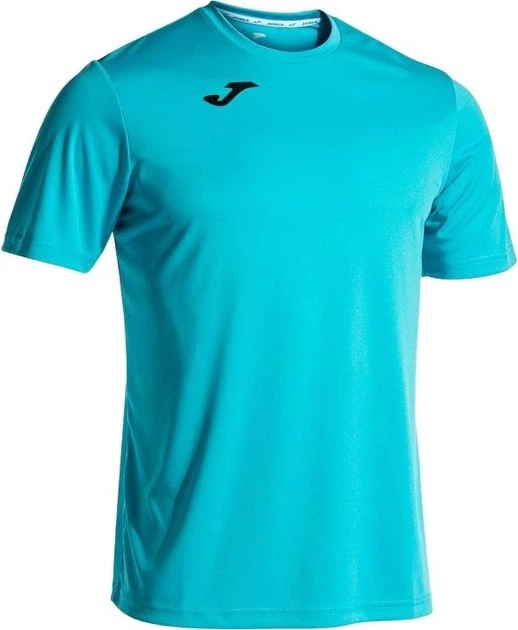 Футболка чоловіча спортивна JOMA COMBI бірюзова M 100052.010 - Фото 1 Футболка чоловіча спортивна JOMA COMBI бірюзова M 100052.010 - изображение 1