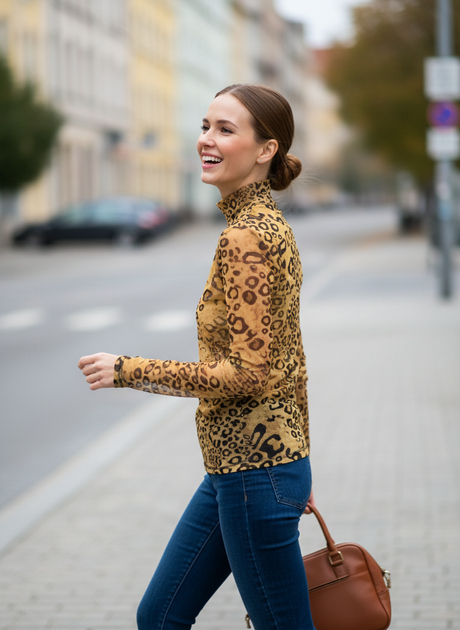 Гольф Lila L Гірчичний (NLS-9169-Mustard) - Фото 7 Гольф Lila L Гірчичний (NLS-9169-Mustard) - зображення 7