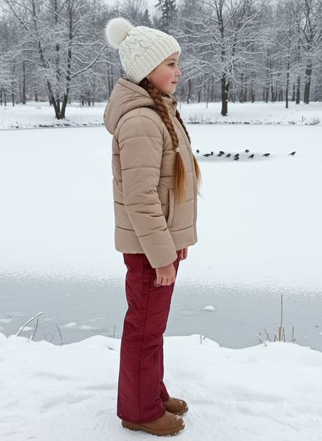 Брюки MTP 116см Бордовый (PVM-137317-Burgundy) - Фото 2 Брюки MTP 116см Бордовый (PVM-137317-Burgundy) - изображение 2