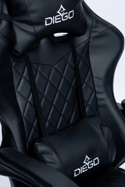 Крісло геймерське DIEGO AERO Black-Full Black - Фото 7 Крісло геймерське DIEGO AERO Black-Full Black - зображення 7