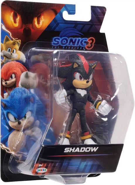 Фігурка Їжачок Сонік 3 Шедоу Sonic The Hedgehog Sonic 3 Movie Action Figures 5-Inch Shadow Jakks 423994 - Фото 7 Фігурка Їжачок Сонік 3 Шедоу Sonic The Hedgehog Sonic 3 Movie Action Figures 5-Inch Shadow Jakks 423994 - зображення 7