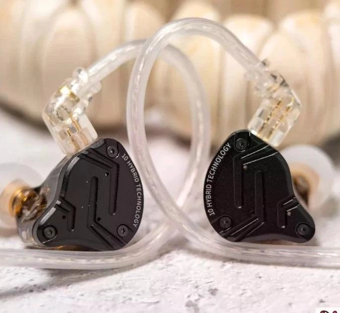 Навушники Knowledge Zenith KZ ZS10 PRO X з мікрофоном Чорні/Black (KZZS10PXBM) - изображение 3