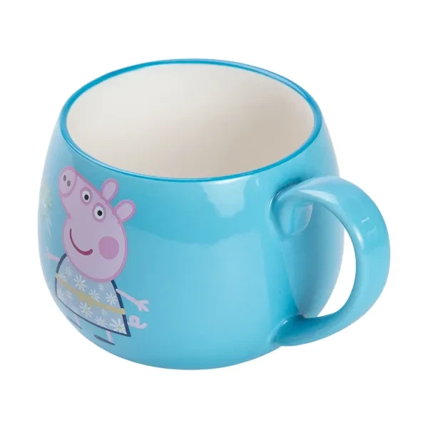 Фарфоровая чашка «Peppa Pig» с рисунком свинки Пеппы, 400 мл, голубая - Фото 3 Фарфоровая чашка «Peppa Pig» с рисунком свинки Пеппы, 400 мл, голубая - изображение 3