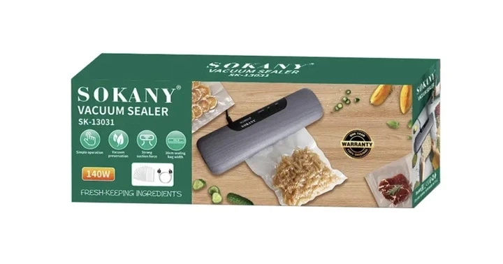 Вакууматор с функцией VAC и шириной запайки 30см 140Вт Sokany SK-13031 - изображение 3