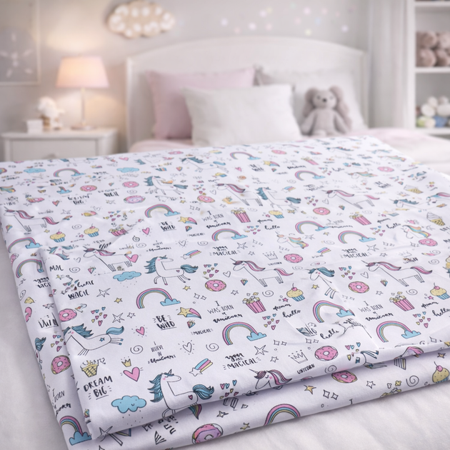 Пододеяльник MirSon 110х140 см Kids Time17-0932 Tiny Unicorn pink Бязь (2200012579701) - Фото 5 Пододеяльник MirSon 110х140 см Kids Time17-0932 Tiny Unicorn pink Бязь (2200012579701) - изображение 5