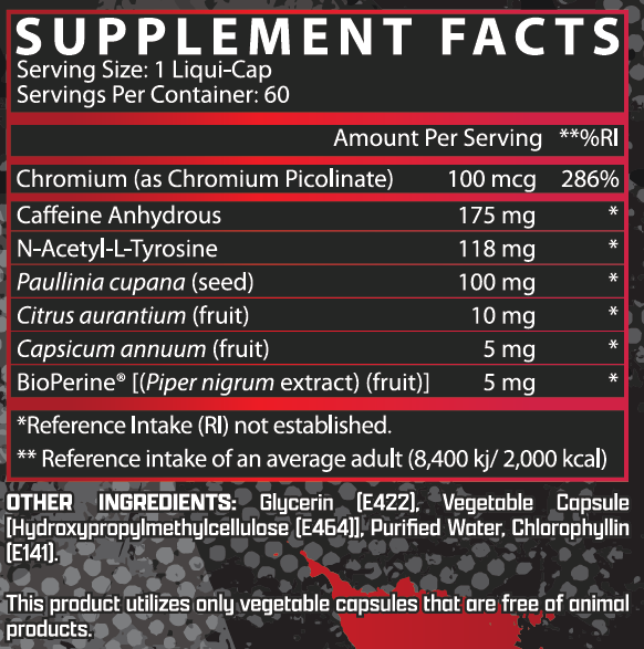 Жироспалювач Nutrex Lipo-6 Black Ultra concentrate, 60 гель капс. - зображення 2