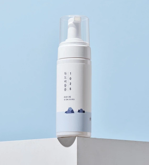 Очищающая пенка для проблемной кожи ROUND LAB 1025 Dokdo Bubble Foam, 150 мл - Фото 1 Очищающая пенка для проблемной кожи ROUND LAB 1025 Dokdo Bubble Foam, 150 мл - изображение 1