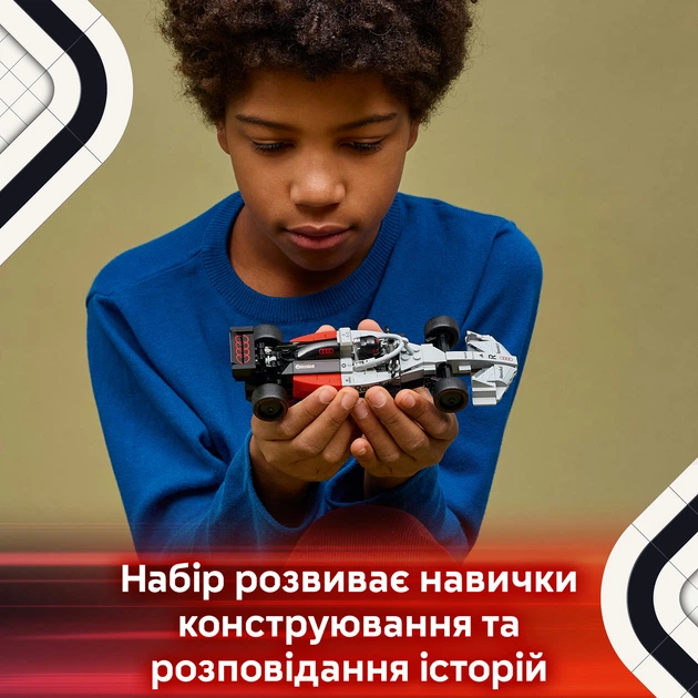 Конструктор LEGO Speed Champions Гоночный автомобиль Audi Revolut F1 Team R26 216 деталей (77259) - изображение 5