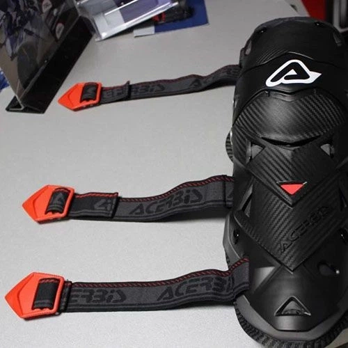 Наколінники дитячі Acerbis Impact Evo Junior Black/Red, One Size - изображение 3