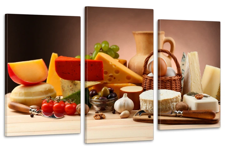 Картина модульна Art Dekors Сірне меню 53х100 см Art-659 3 - Фото 1 Картина модульна Art Dekors Сірне меню 53х100 см Art-659 3 - зображення 1