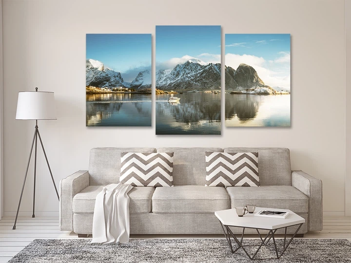 Картина модульна Art Dekors Озеро 53х100 см Art-704 3 - изображение 2