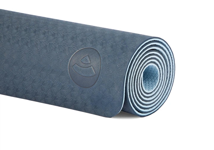 Килимок для йоги Bodhi Flow 183x60x0.5 см Синьо-блакитний (22119) - изображение 3