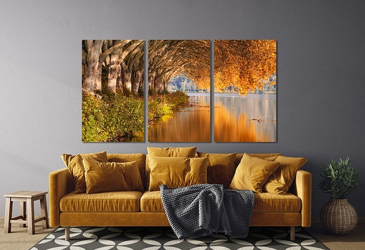 Картина модульна Art Dekors Природа озера 100х150 см ART-276 3A - изображение 2
