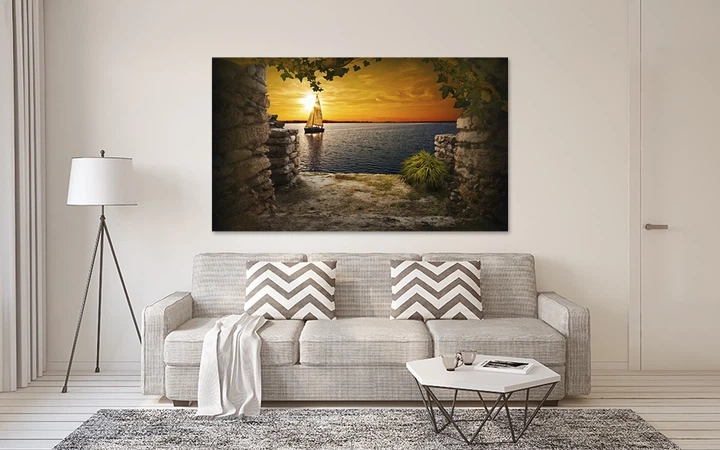 Картина на полотні Art Dekors Лодка в морі 70x140 см MLP 145 - зображення 2