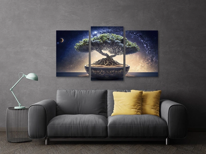 Картина модульна Art Dekors Дерево Бонсай 53х100 см Art-698 3 - изображение 3