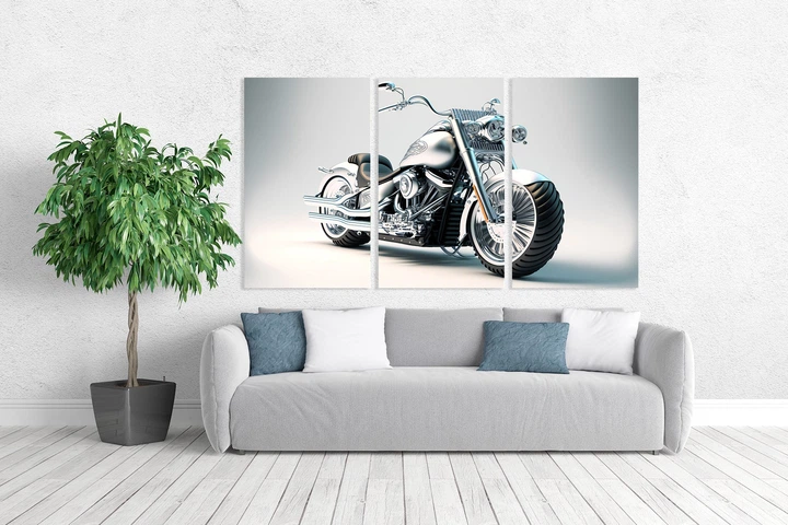 Картина модульна Art Dekors Мотоцикл 53х100 см ART-132 3A - изображение 2