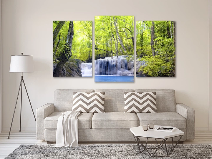 Картина модульна Art Dekors Водоспад 53х100 см Art-670 3 - зображення 2