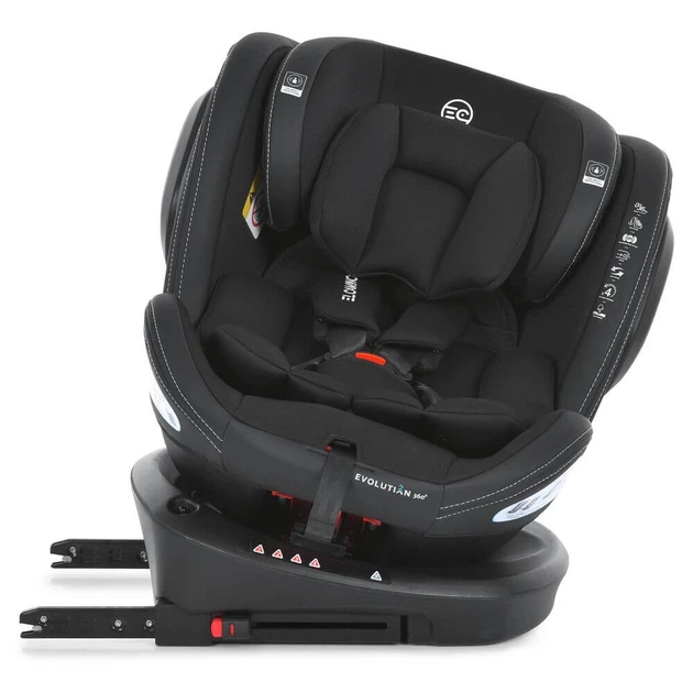 Автокресло универсальное детское El Camino ME 1045 Evolution 2 360° Moon Black - изображение 5