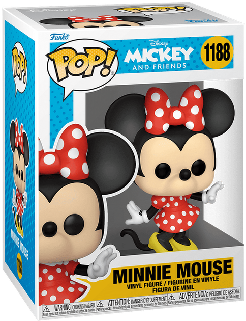 Фігурка Мінні Маус — Funko Pop! DISNEY: MICKEY AND FRIENDS — MINNIE MOUSE #1188 - Фото 1 Фігурка Мінні Маус — Funko Pop! DISNEY: MICKEY AND FRIENDS — MINNIE MOUSE #1188 - зображення 1