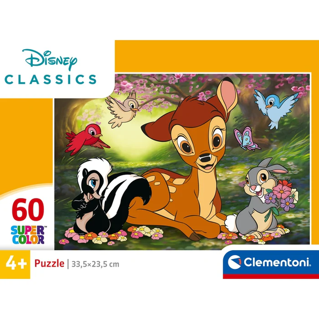 Пазл Clementoni: SuperColor — Disney Bambi / Бемби (60 элементов) — 26319 - изображение 2