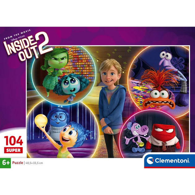 Пазл Clementoni: SuperColor — Disney Inside Out 2 / Думками навиворіт 2 (104 елементи) — 25066 - зображення 2