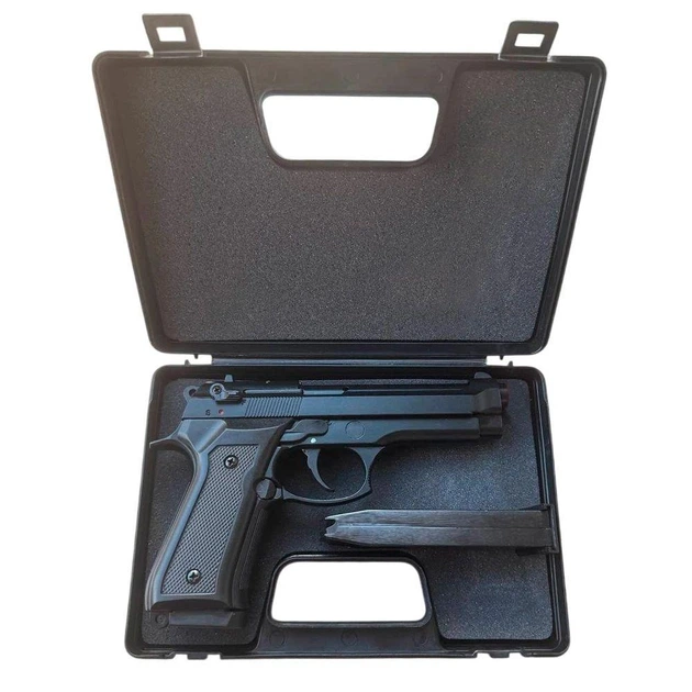 Стартовый пистолет Blow F 92 AUTO + магазин (Black/Black Grips) - изображение 3