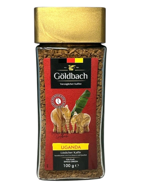 Кофе растворимый Goldbach Uganda 100г - Фото 1 Кофе растворимый Goldbach Uganda 100г - изображение 1