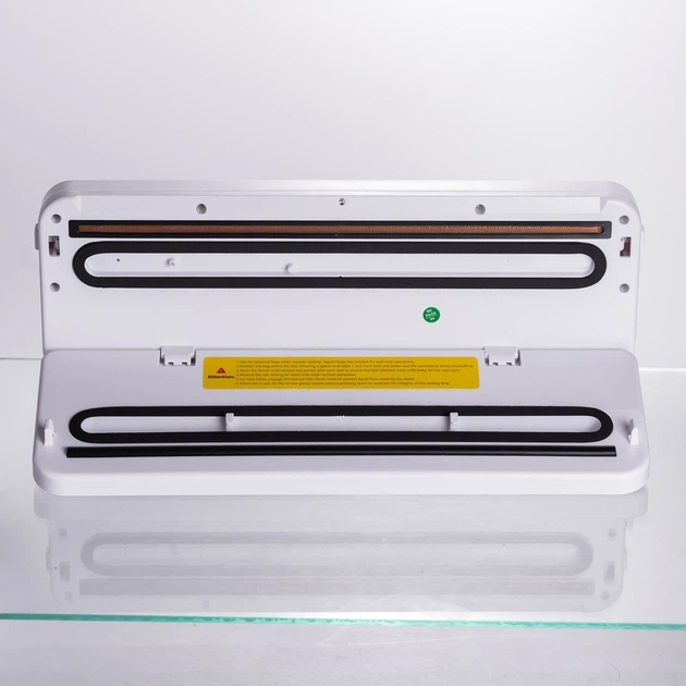 Вакууматор Yiwu HP-11-18 белый бытовой вакуумный упаковщик для сухих и влажных продуктов 120 Вт с набором пакетов 10 шт (124-107-HP-11-18) - Фото 4 Вакууматор Yiwu HP-11-18 белый бытовой вакуумный упаковщик для сухих и влажных продуктов 120 Вт с набором пакетов 10 шт (124-107-HP-11-18) - изображение 4