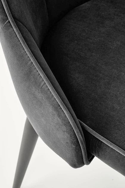 Стілець для кухні та вітальні Halmar K365 Чорний (V-CH-K/365-KR-CZARNY) (5905248136922) - зображення 7